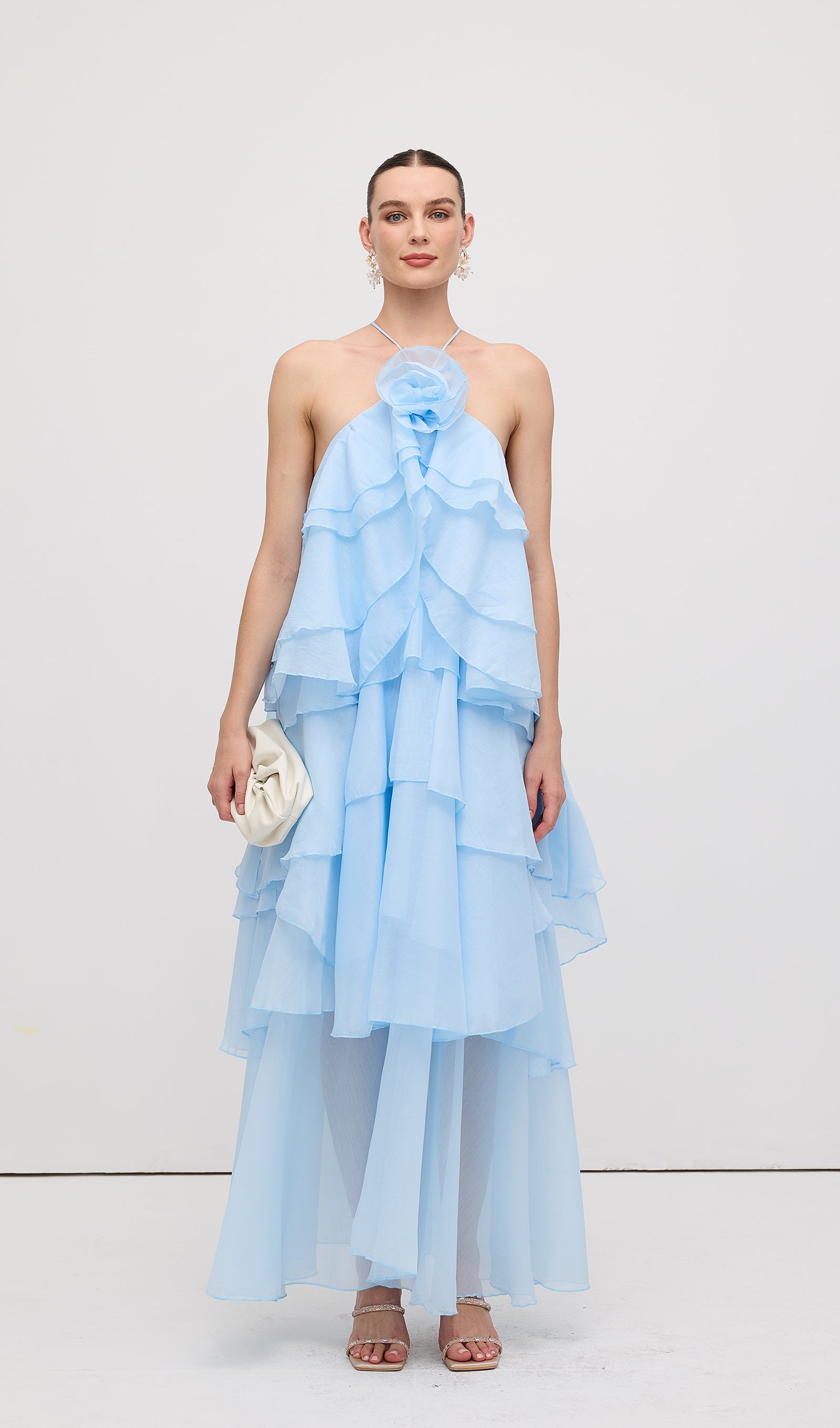 Sophie - Halter Layered Dress