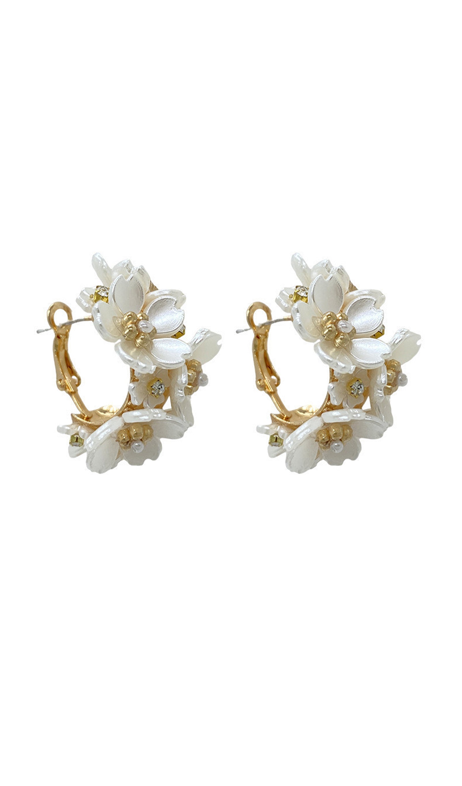 Orane - Pearl Petal Earrings