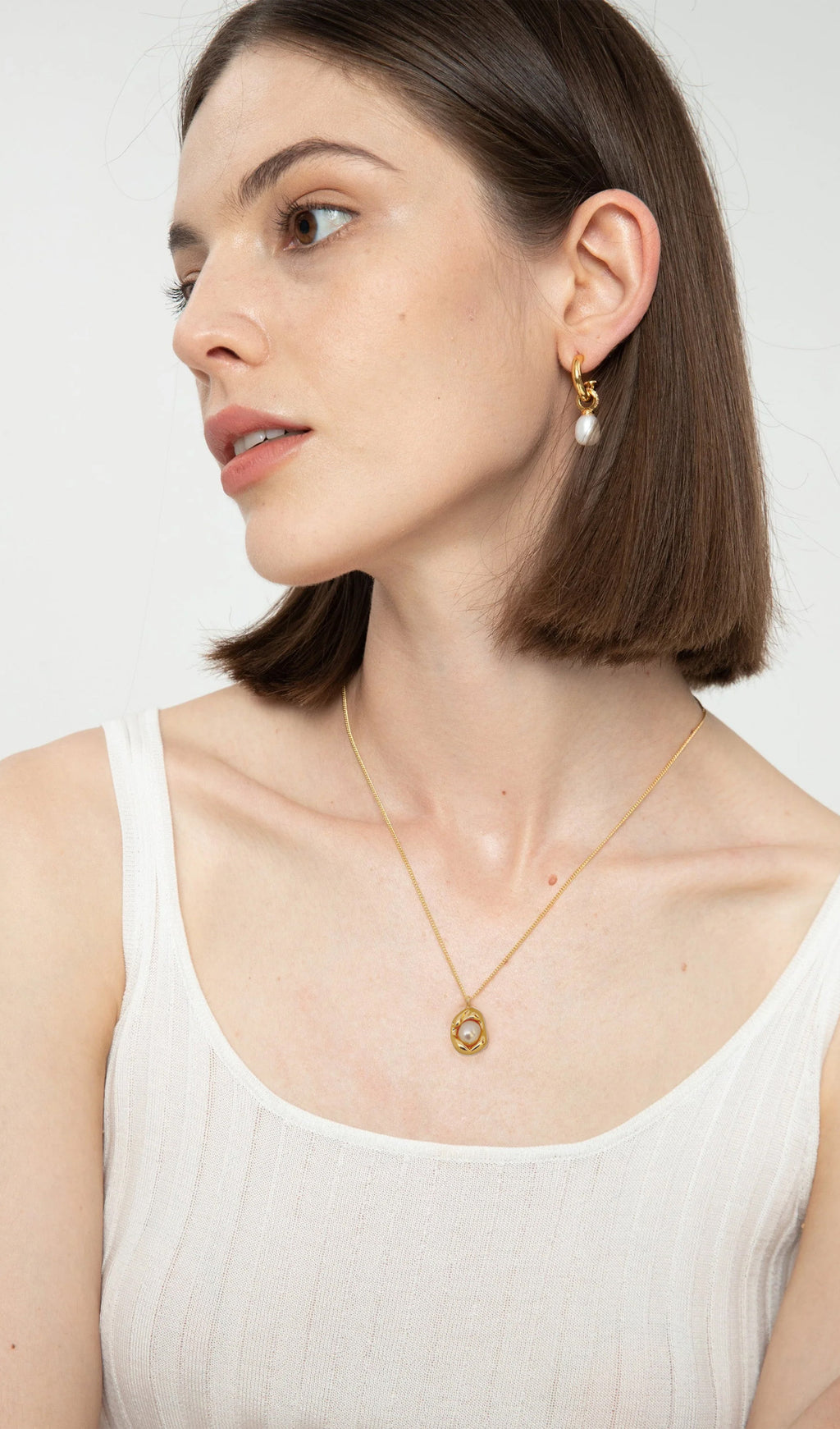Mireille - Pendant Pearl Necklace