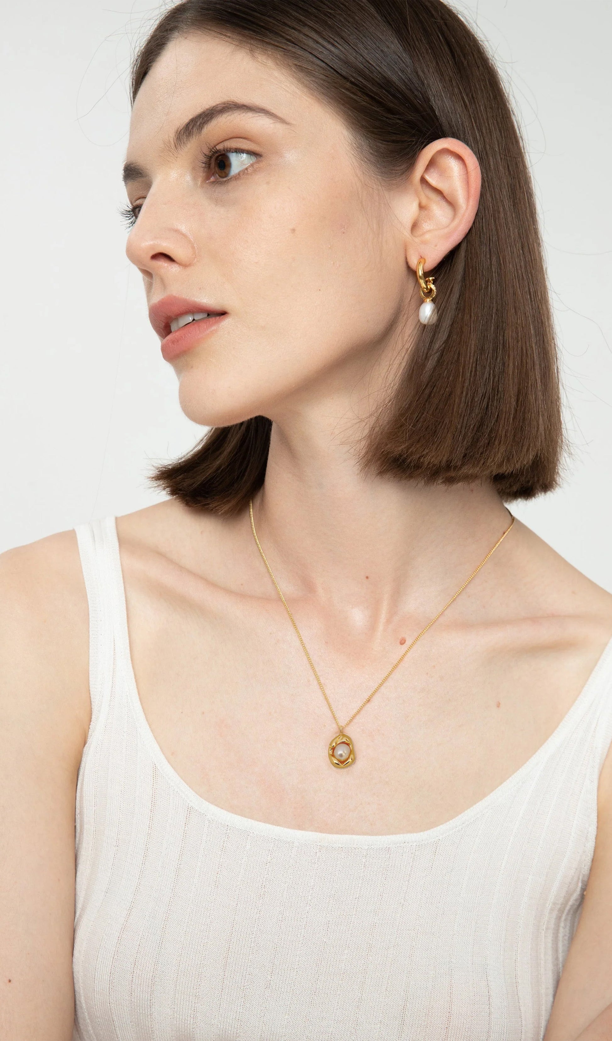Mireille - Pendant Pearl Necklace