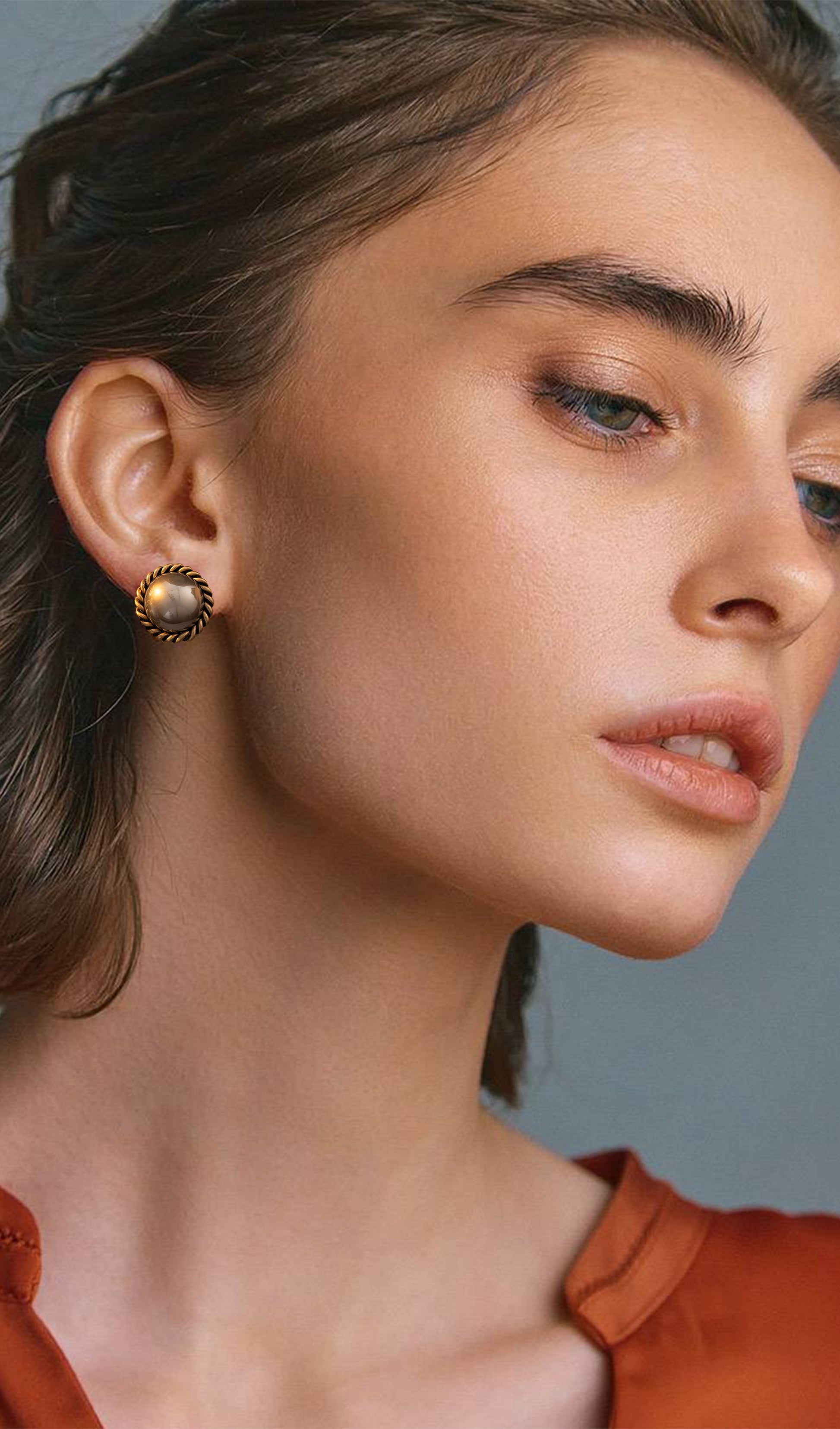 Sol - Dome Earrings