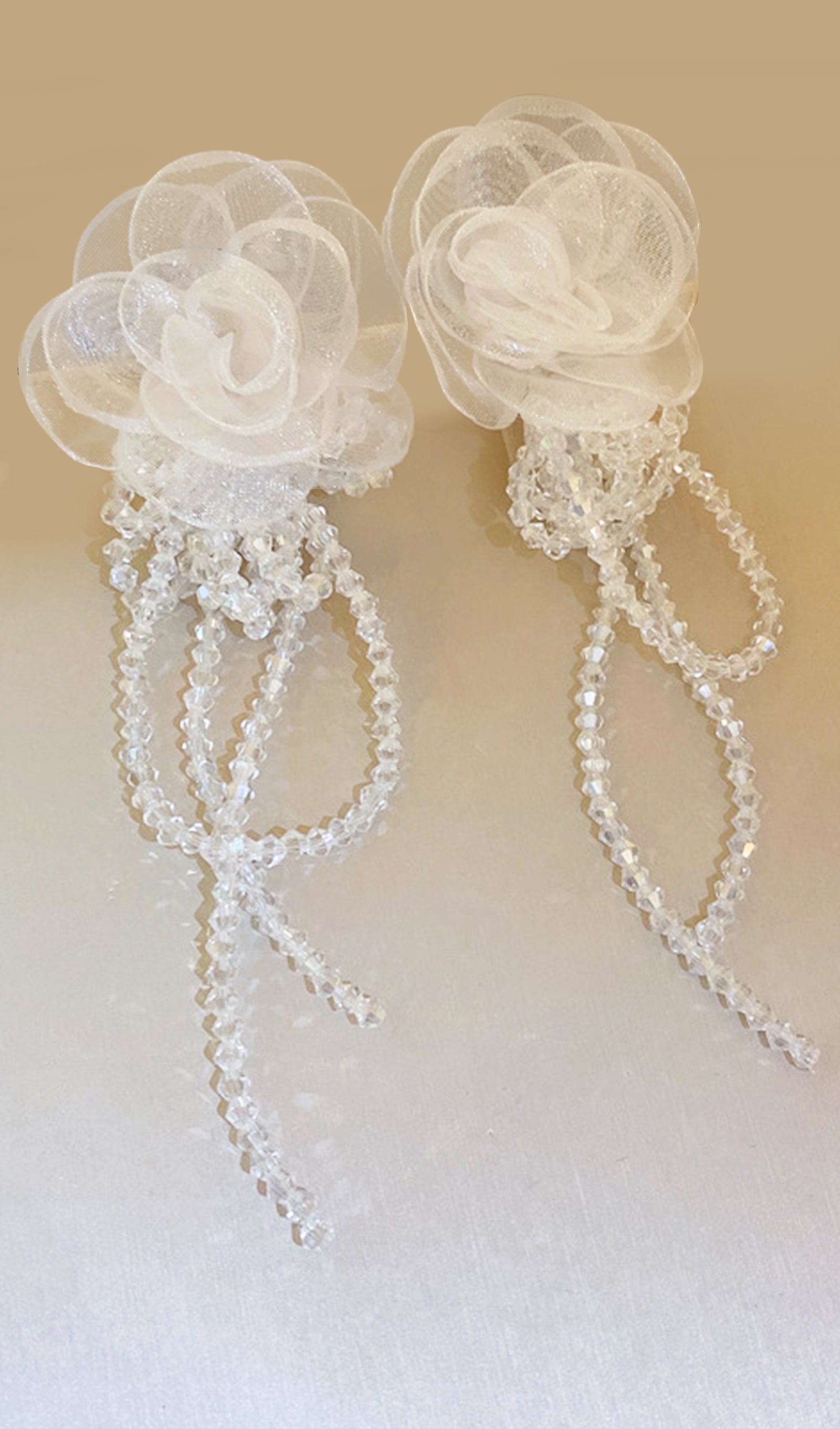 Organza - Flower Earrings