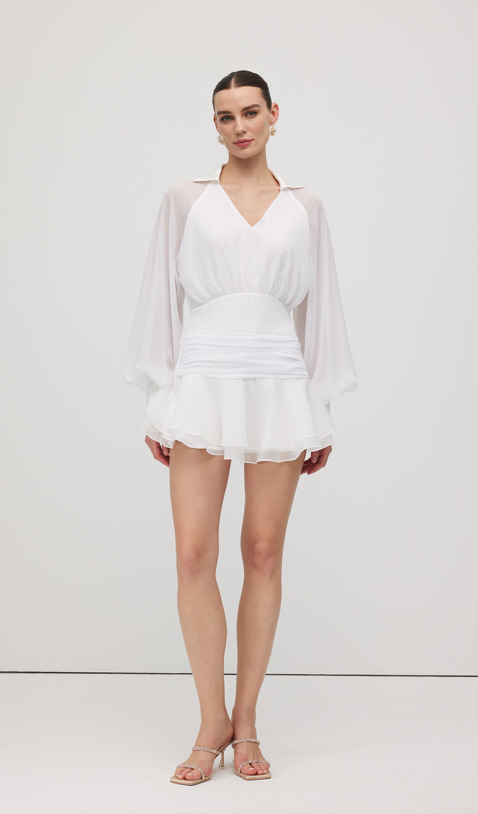 Irène - Lantern Mini Dress