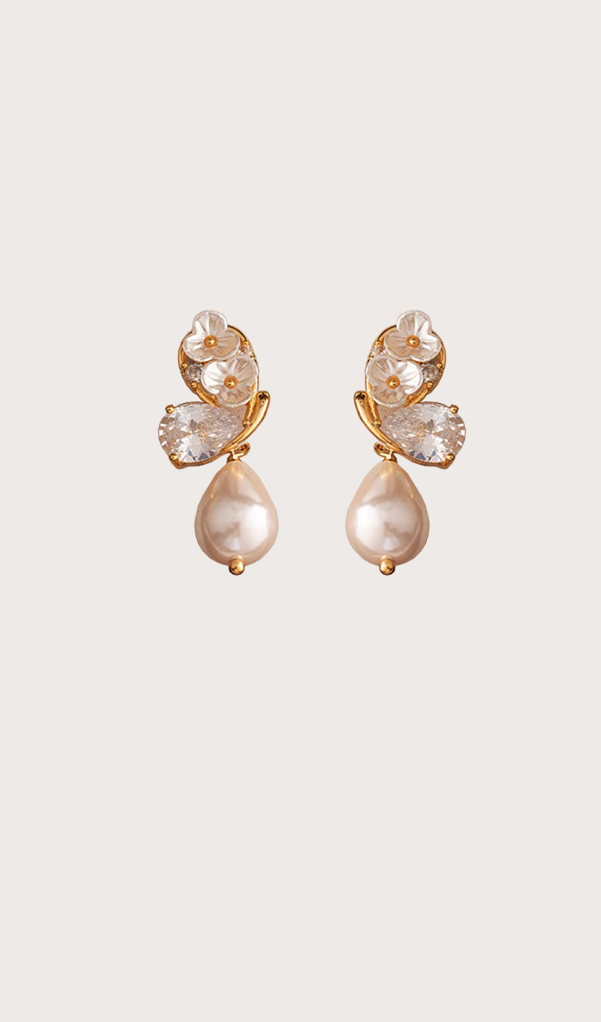 Margaux - Vintage Flower Earrings