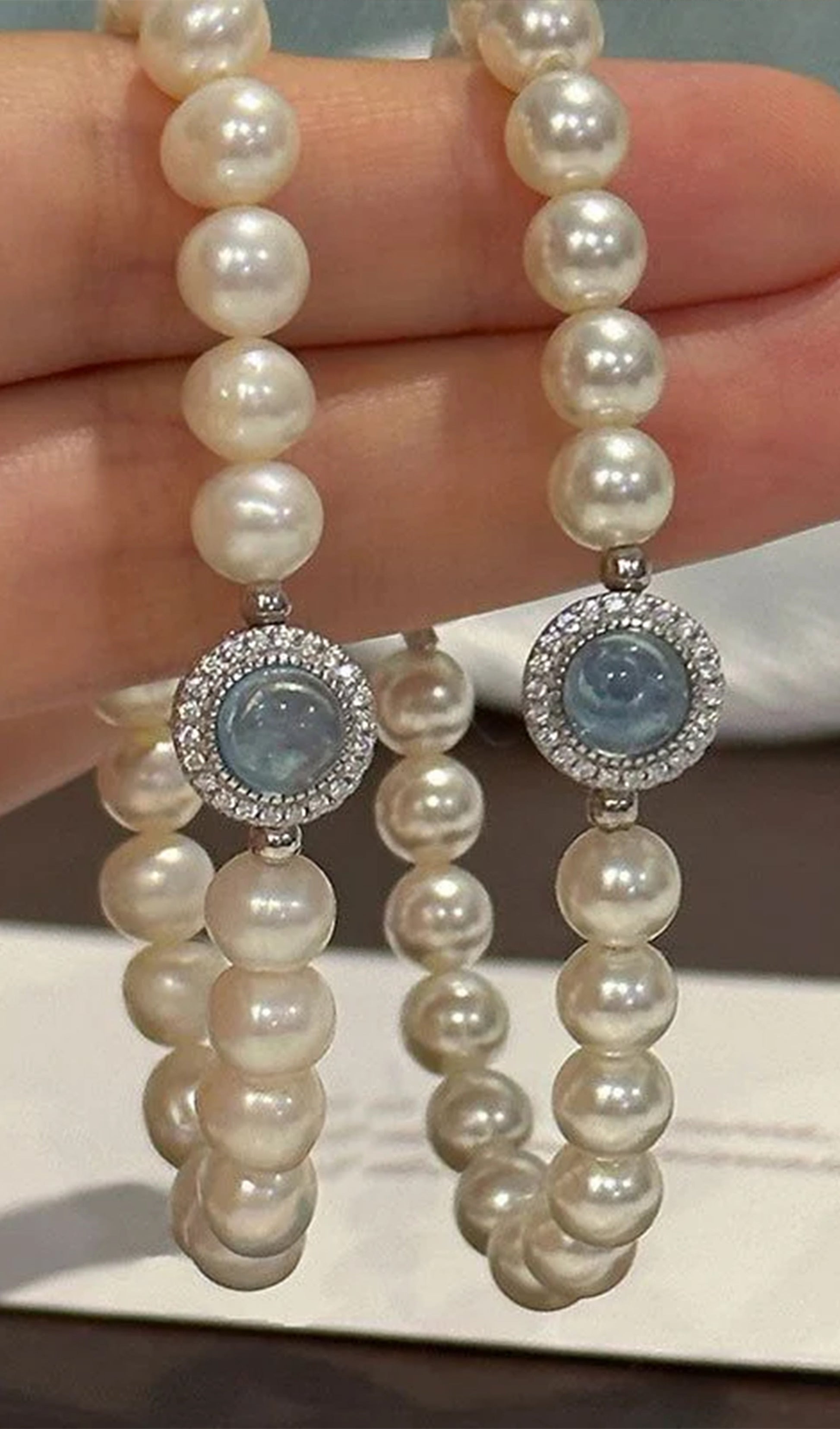 Éloïse - Aquamarine Bracelet