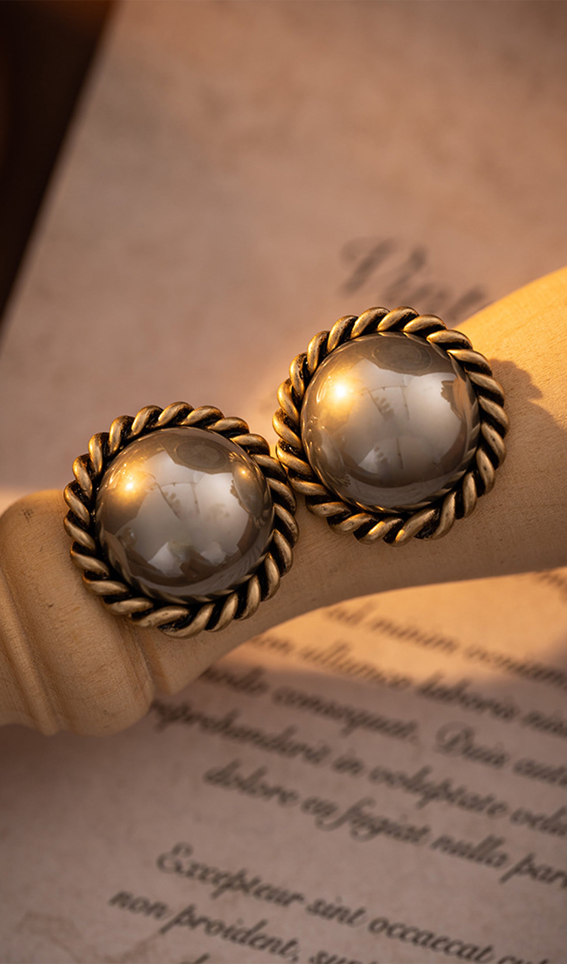 Sol - Dome Earrings