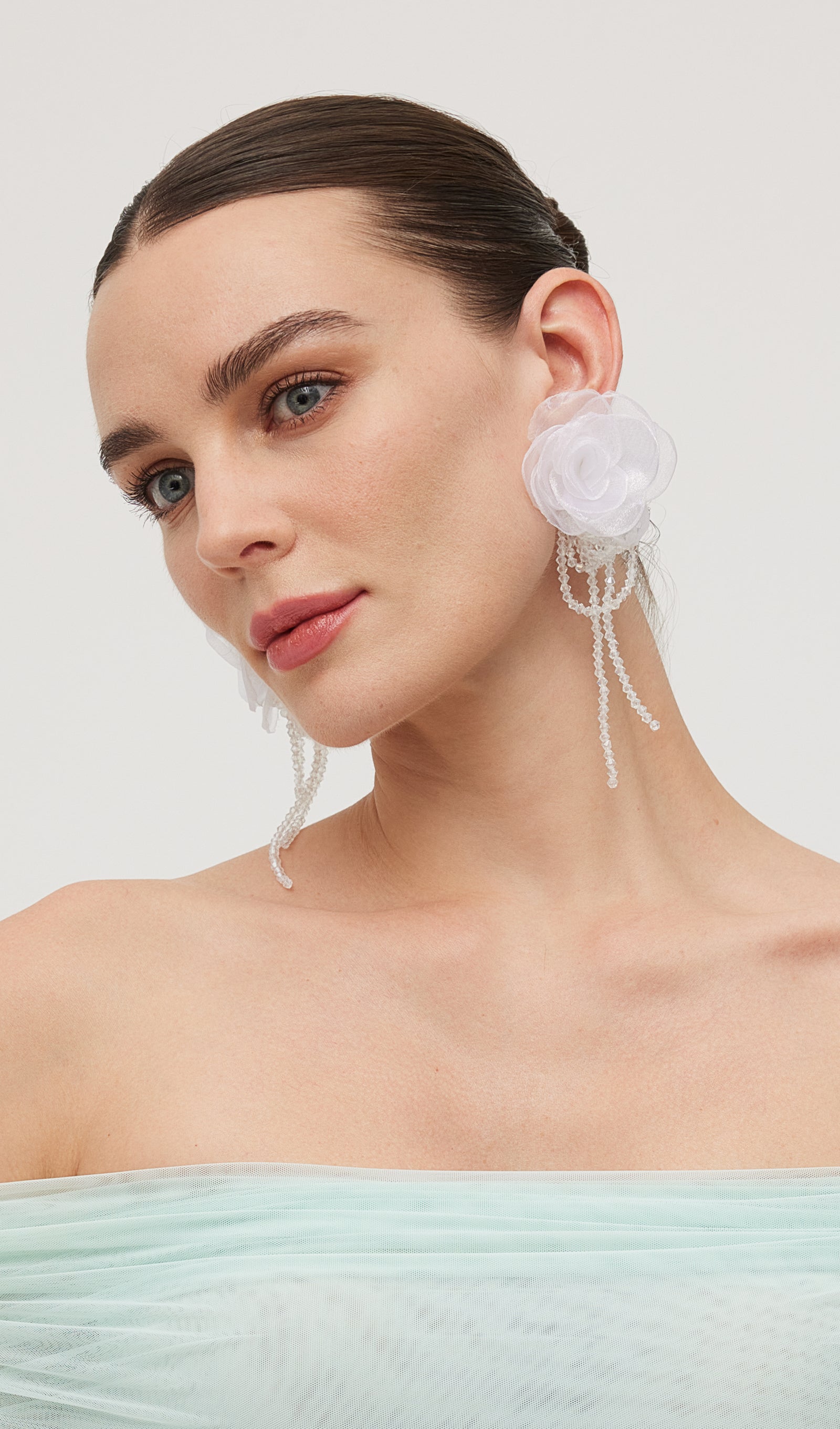 Organza - Flower Earrings