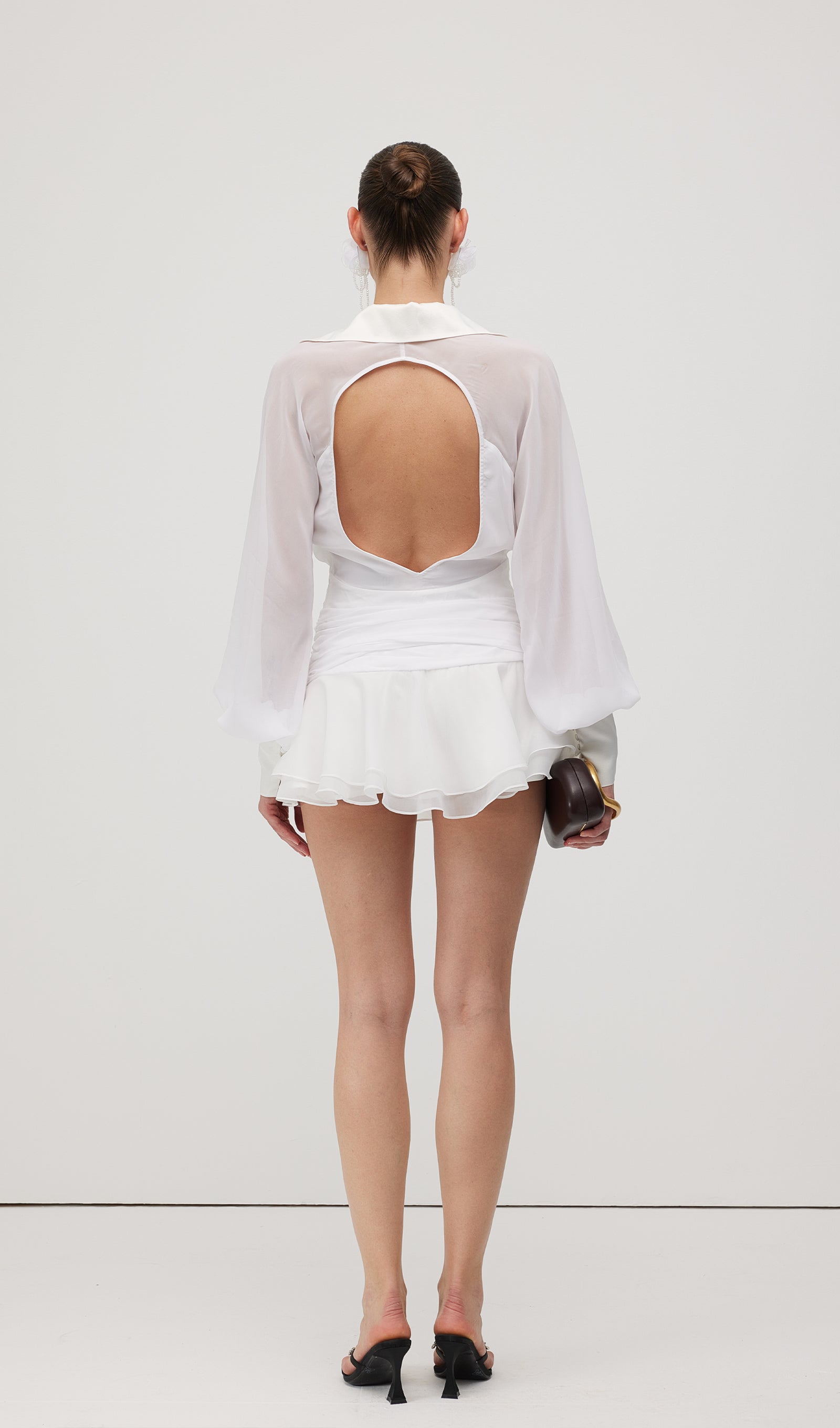 Irène - Lantern Mini Dress