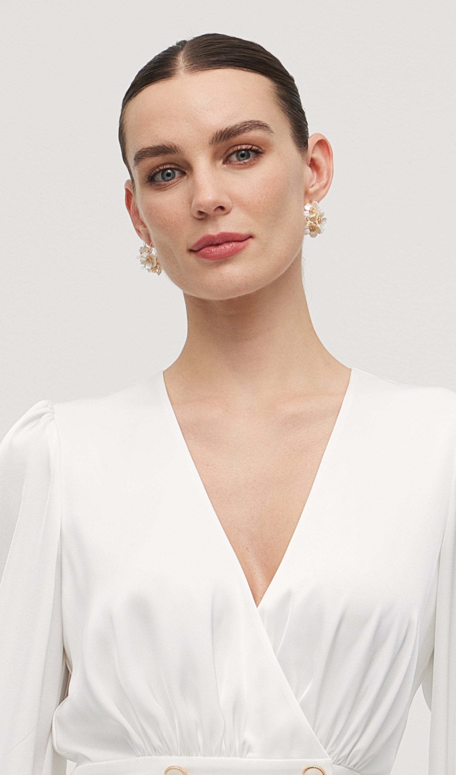 Orane - Pearl Petal Earrings