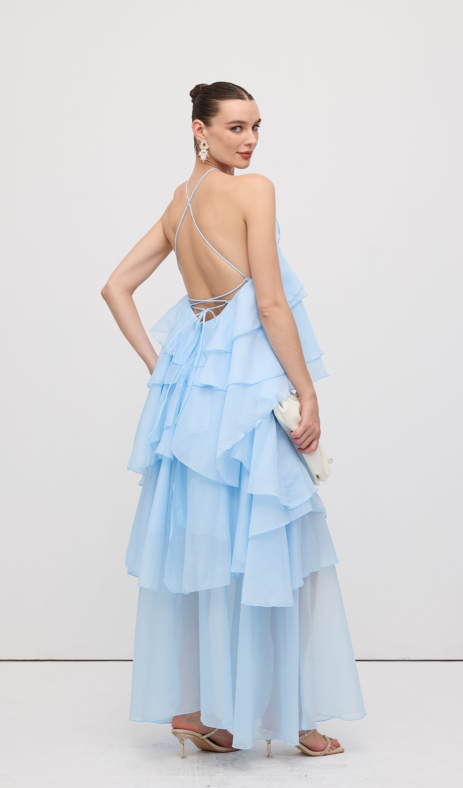 Sophie - Halter Layered Dress