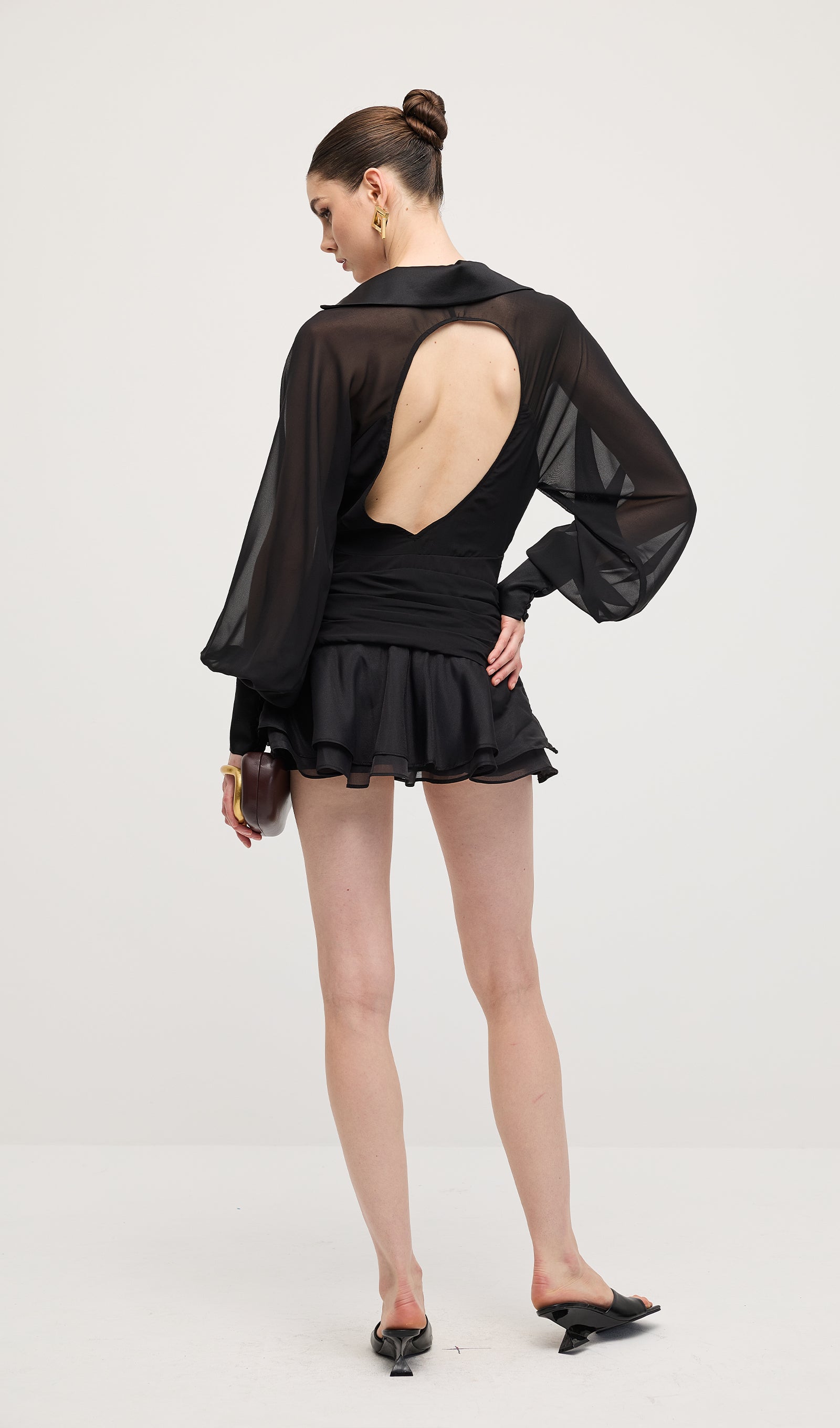 Irène - Lantern Mini Dress