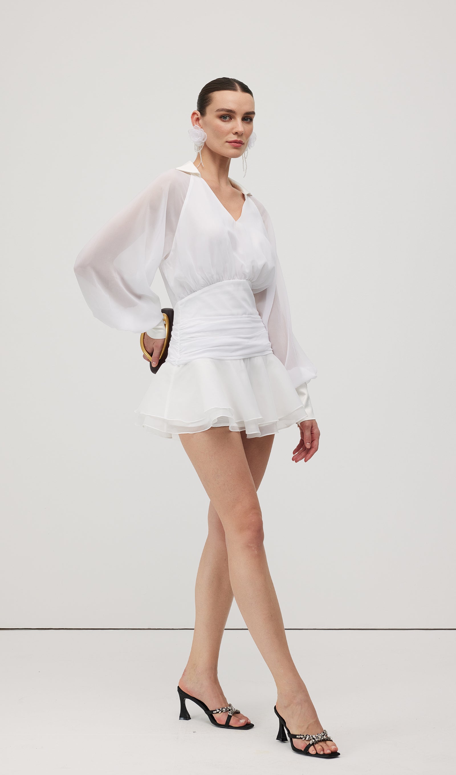 Irène - Lantern Mini Dress