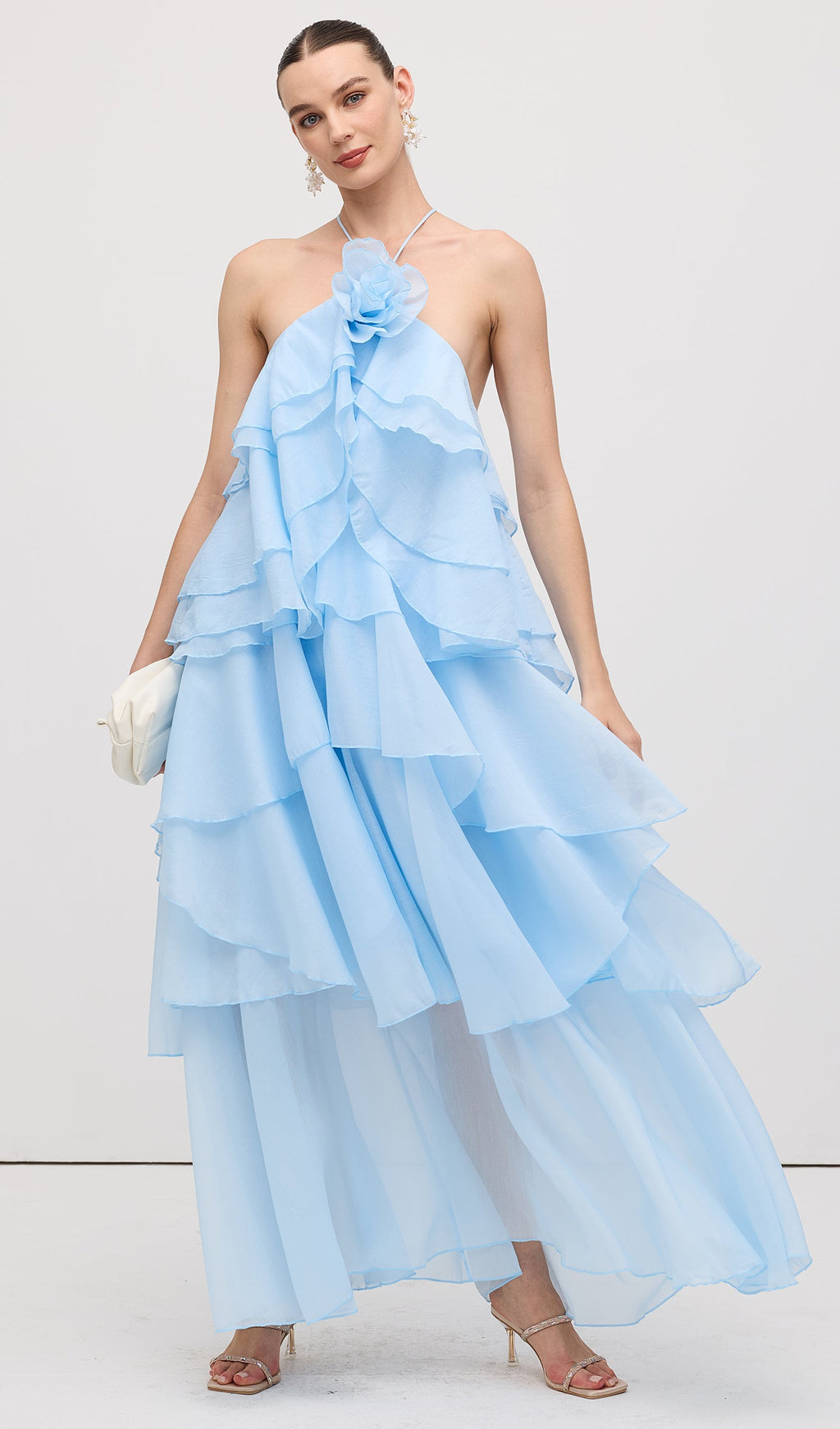 Sophie - Halter Layered Dress