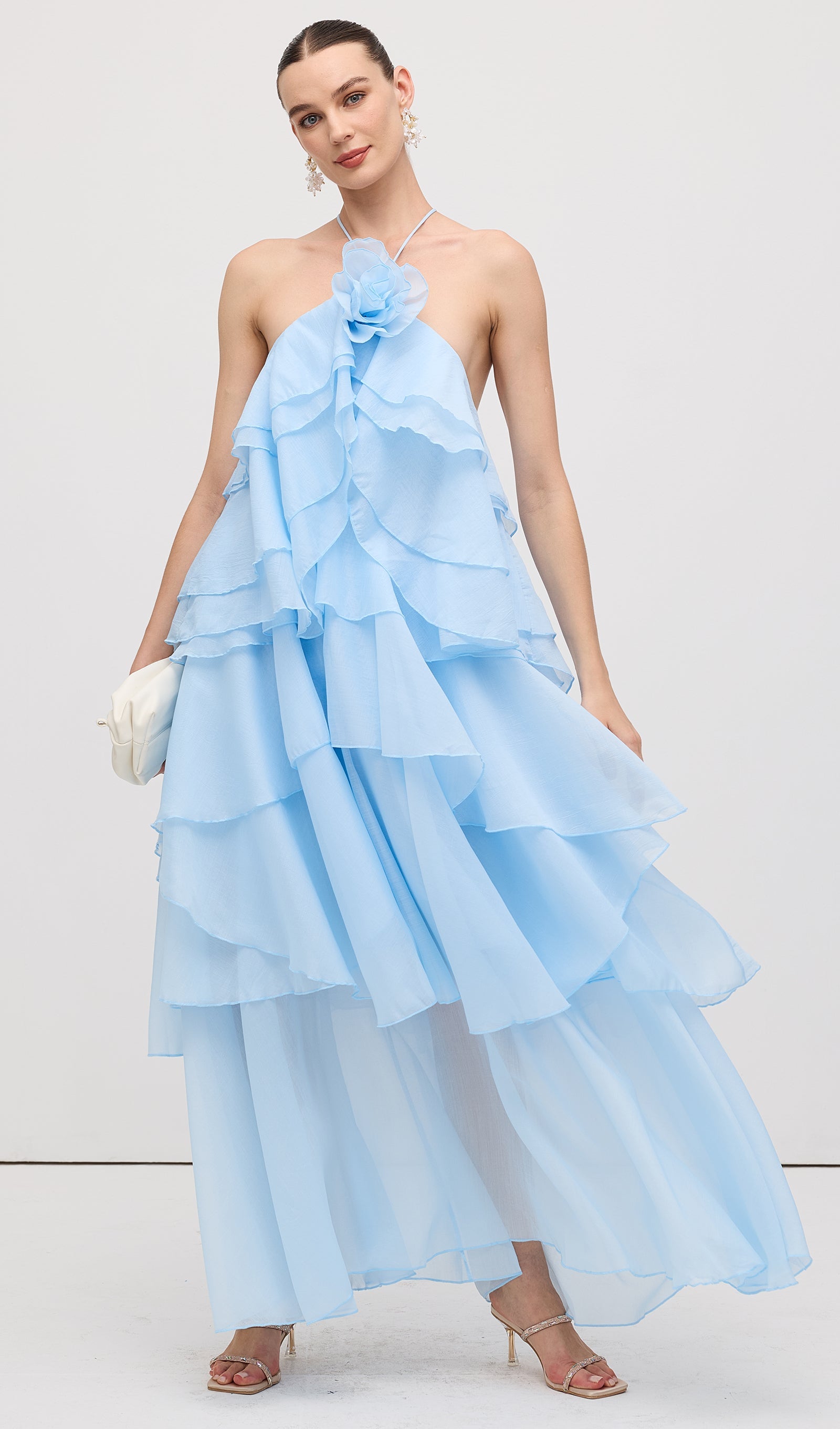 Sophie - Halter Layered Dress