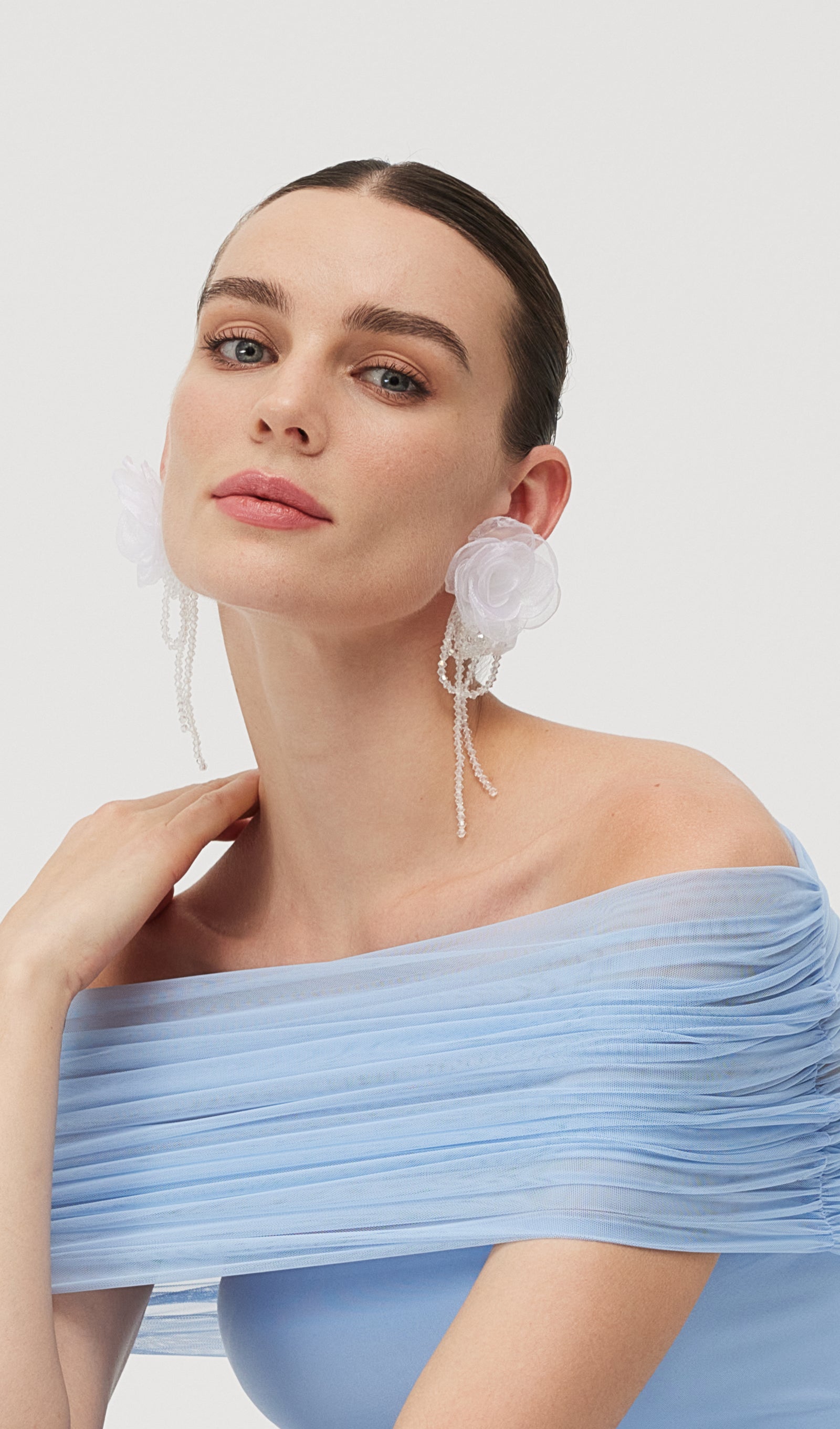 Organza - Flower Earrings