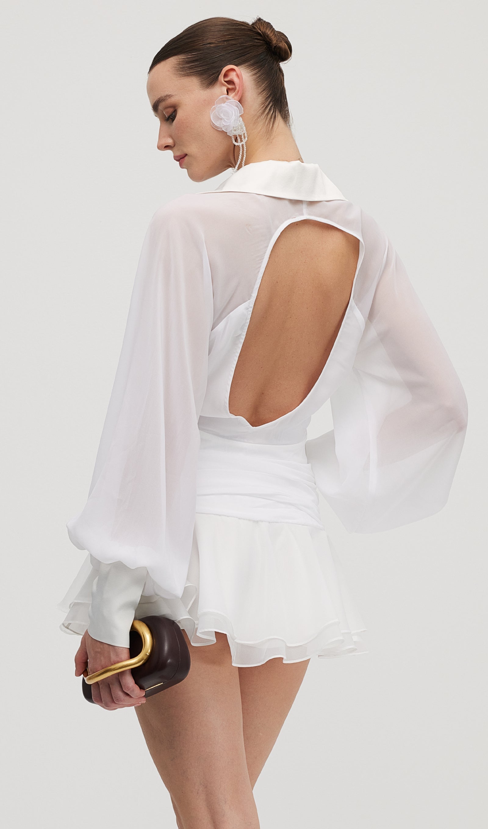 Léonie - Lantern Mini Dress