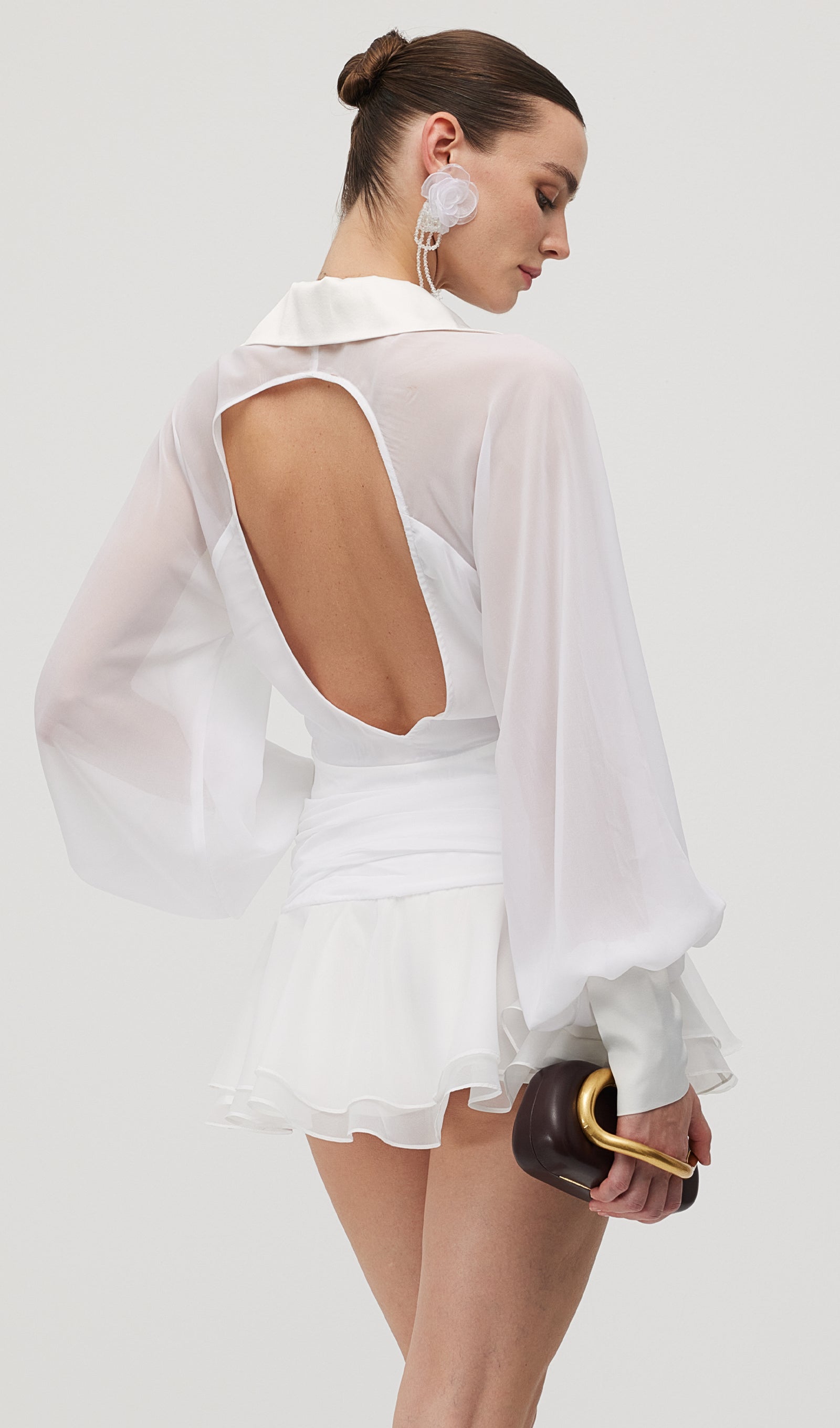 Irène - Lantern Mini Dress