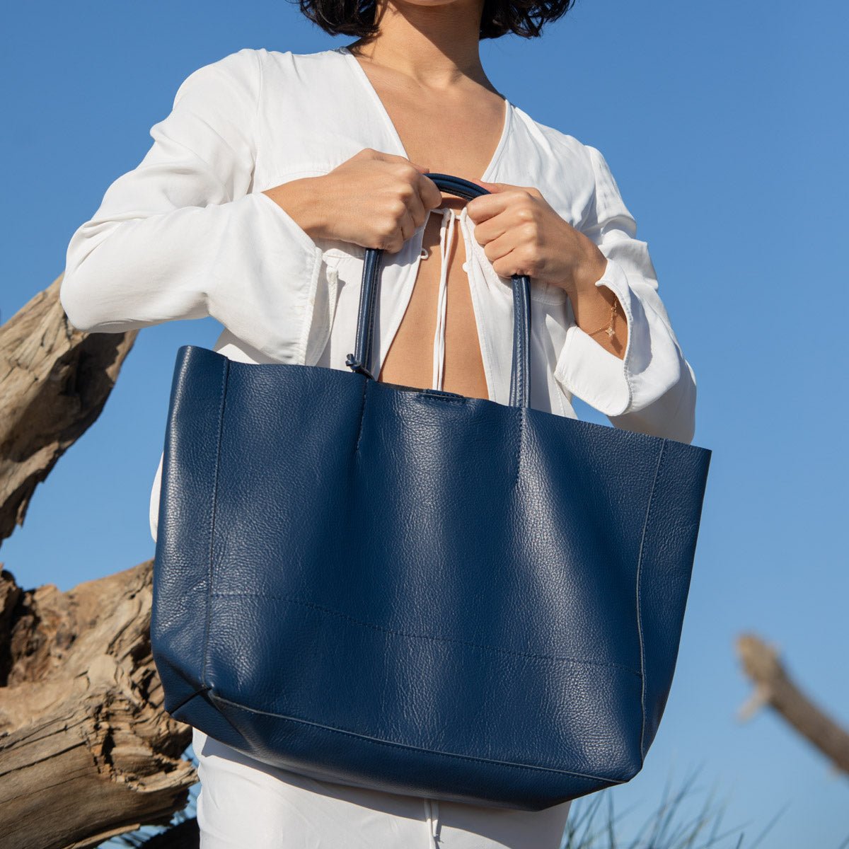 Elena – Italian Leather Everyday Tote