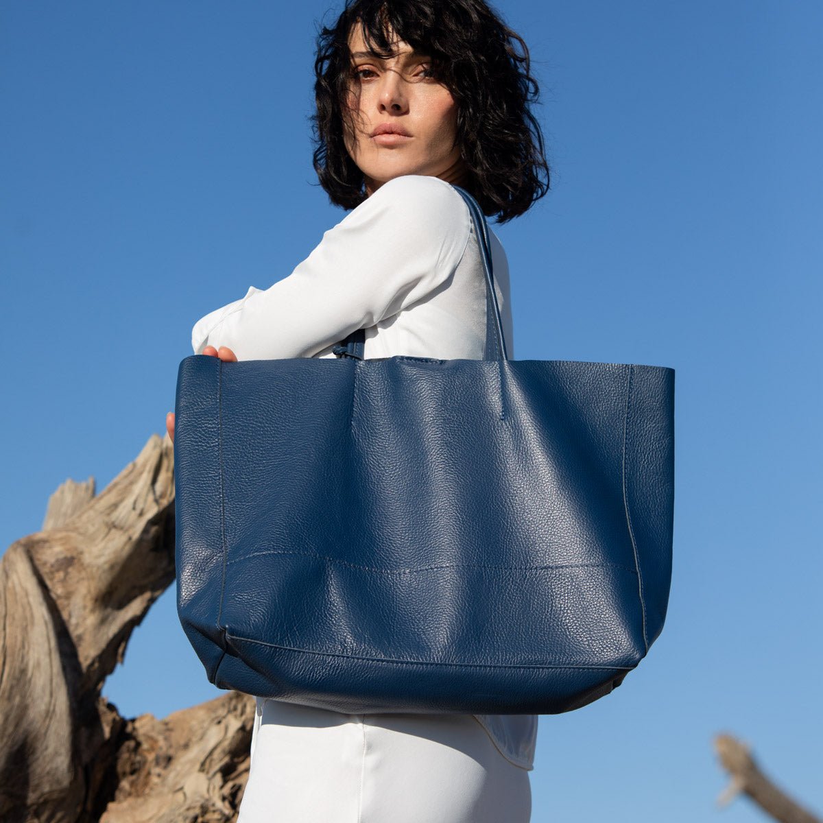 Elena – Italian Leather Everyday Tote