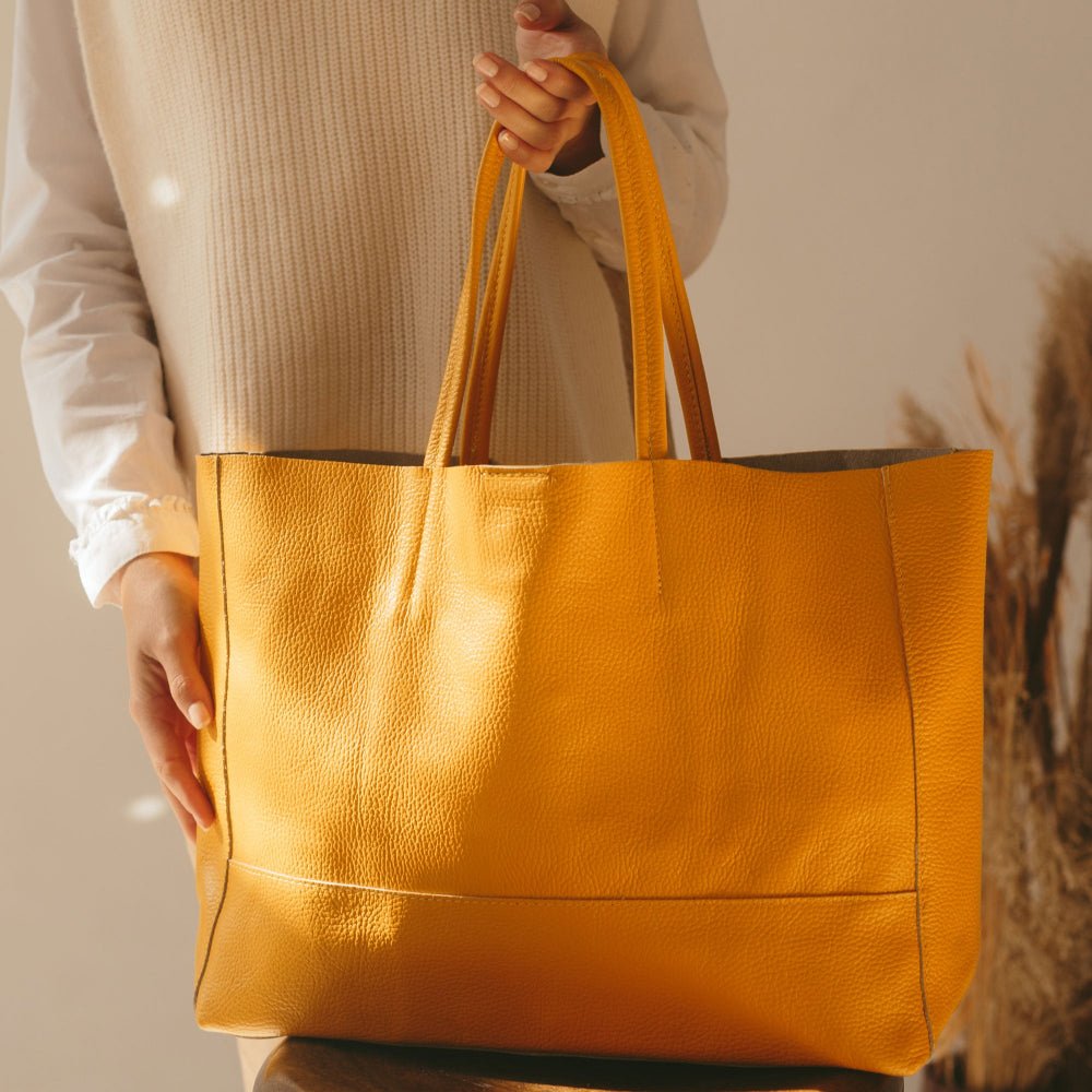 Elena – Italian Leather Everyday Tote