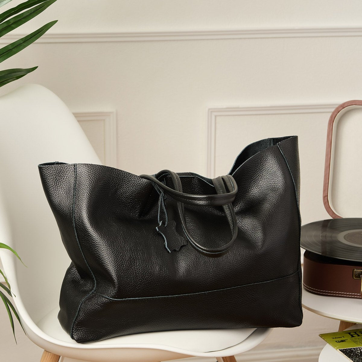 Elena – Italian Leather Everyday Tote