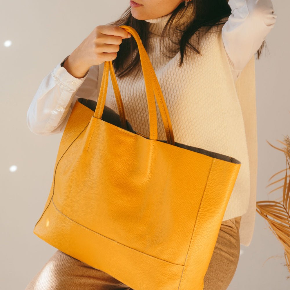 Elena – Italian Leather Everyday Tote