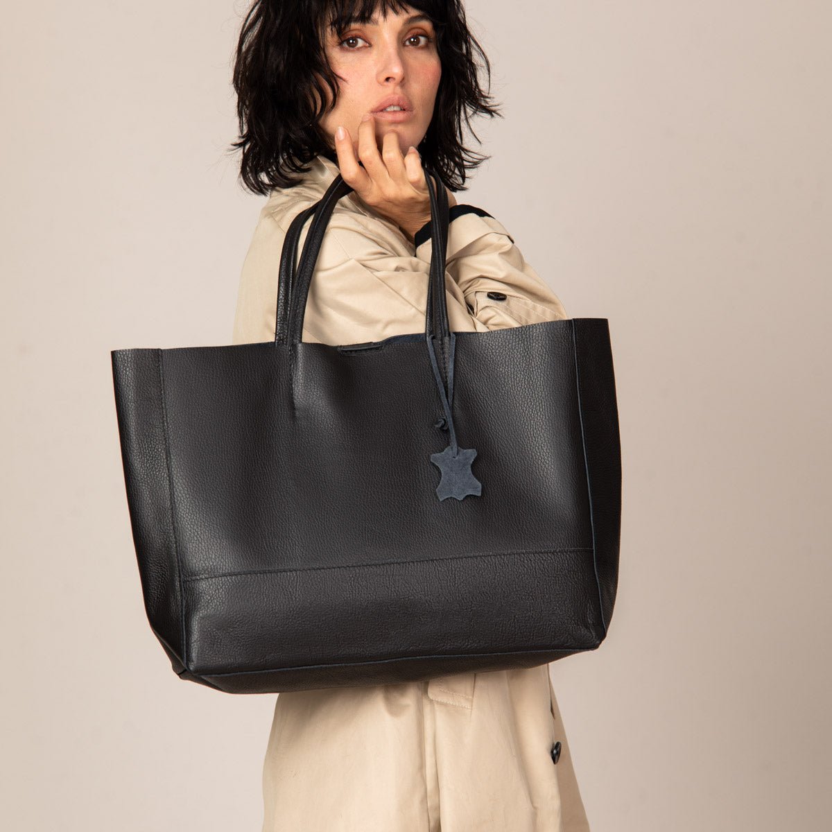Elena – Italian Leather Everyday Tote