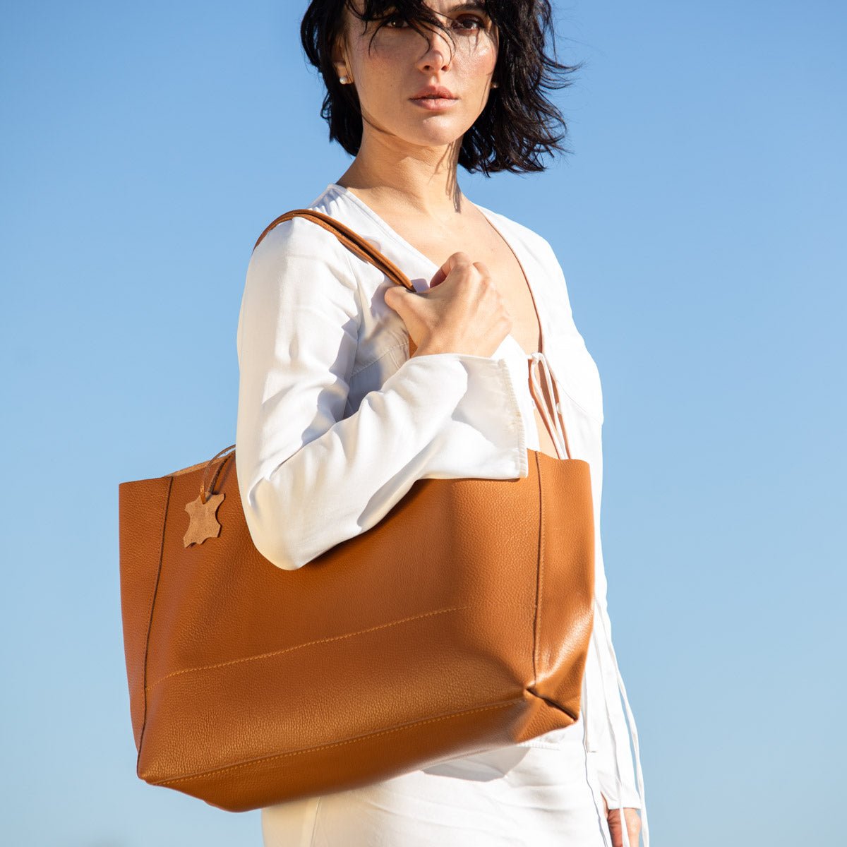 Elena – Italian Leather Everyday Tote