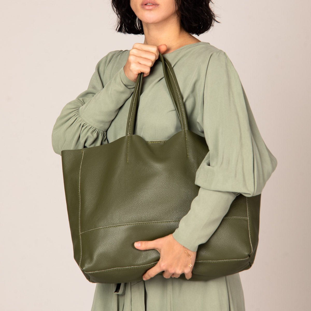Elena – Italian Leather Everyday Tote