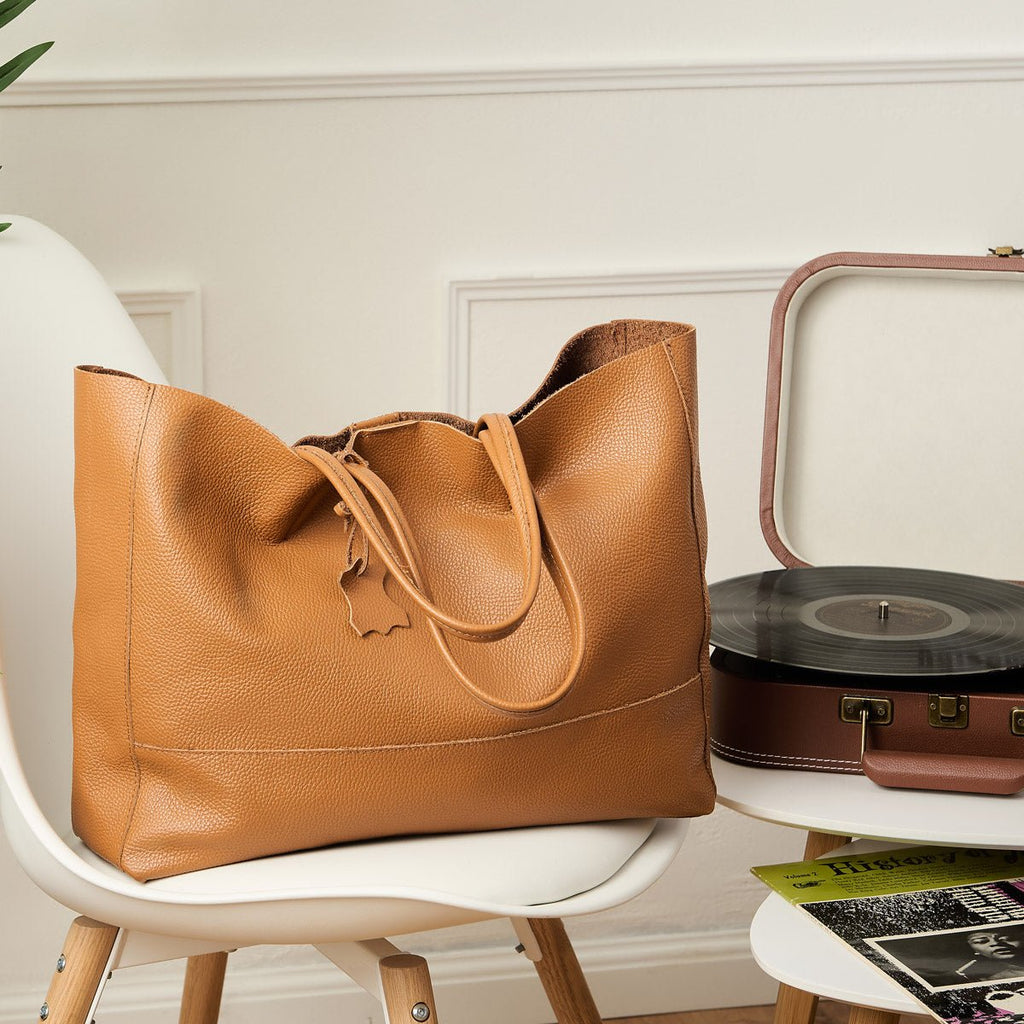 Elena – Italian Leather Everyday Tote