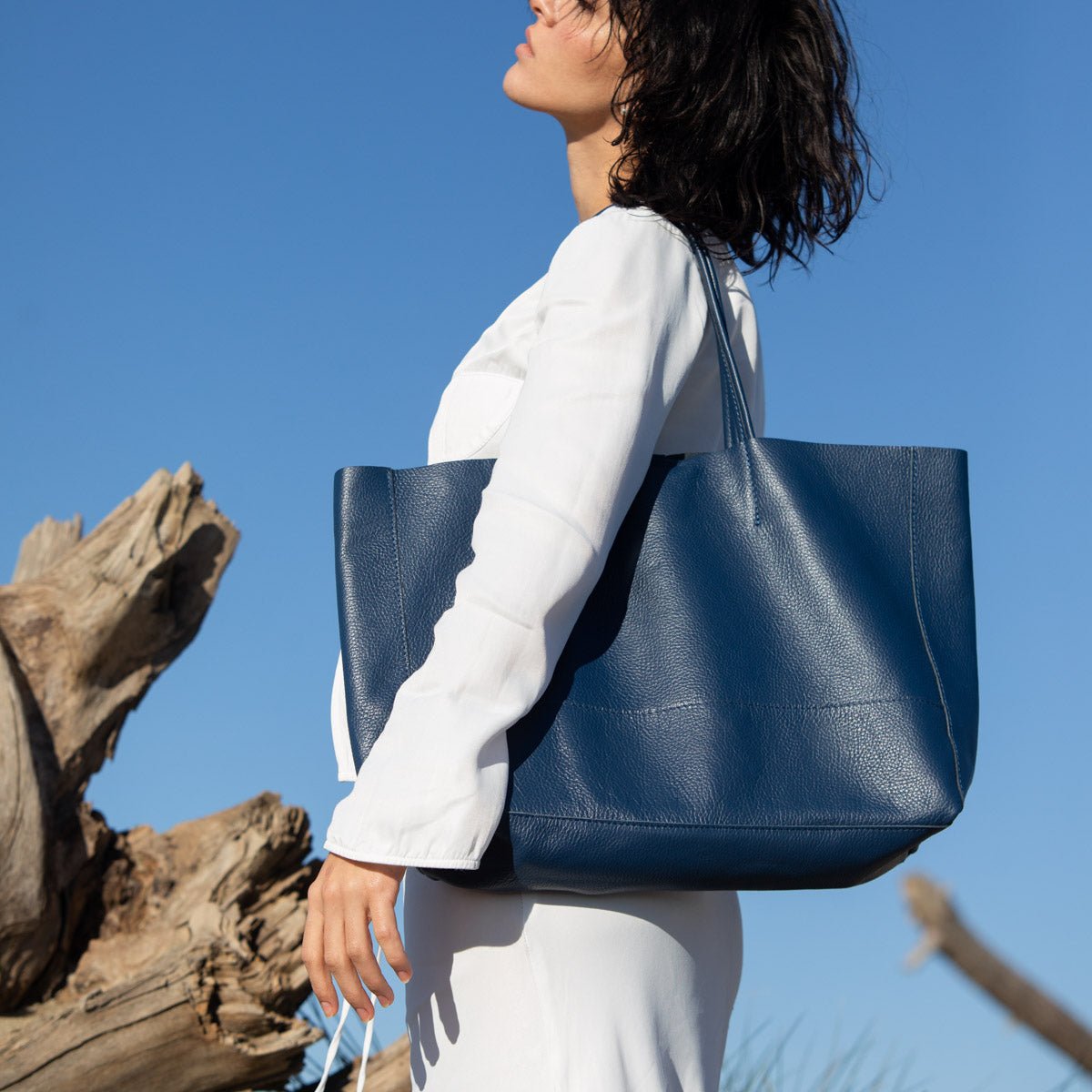 Elena – Italian Leather Everyday Tote