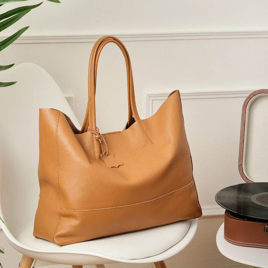 Elena – Italian Leather Everyday Tote