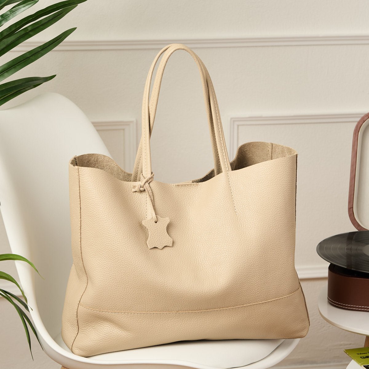 Elena – Italian Leather Everyday Tote