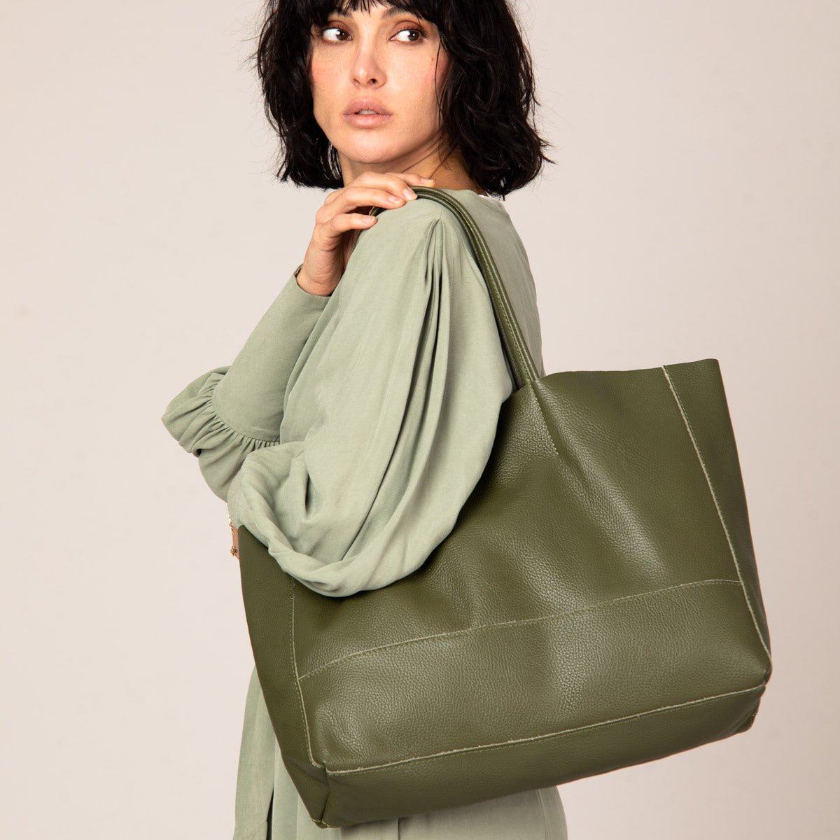Elena – Italian Leather Everyday Tote