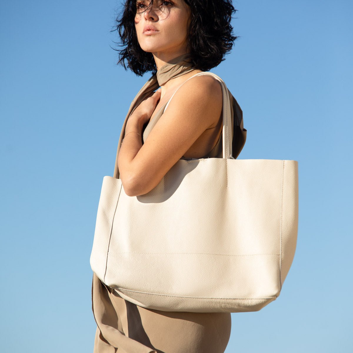 Elena – Italian Leather Everyday Tote