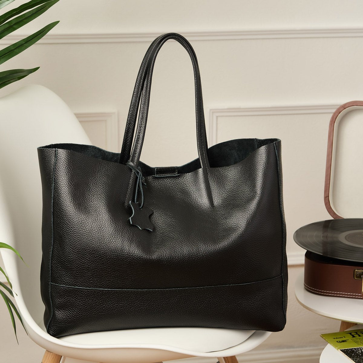 Elena – Italian Leather Everyday Tote