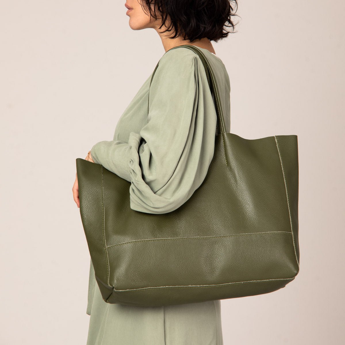 Elena – Italian Leather Everyday Tote