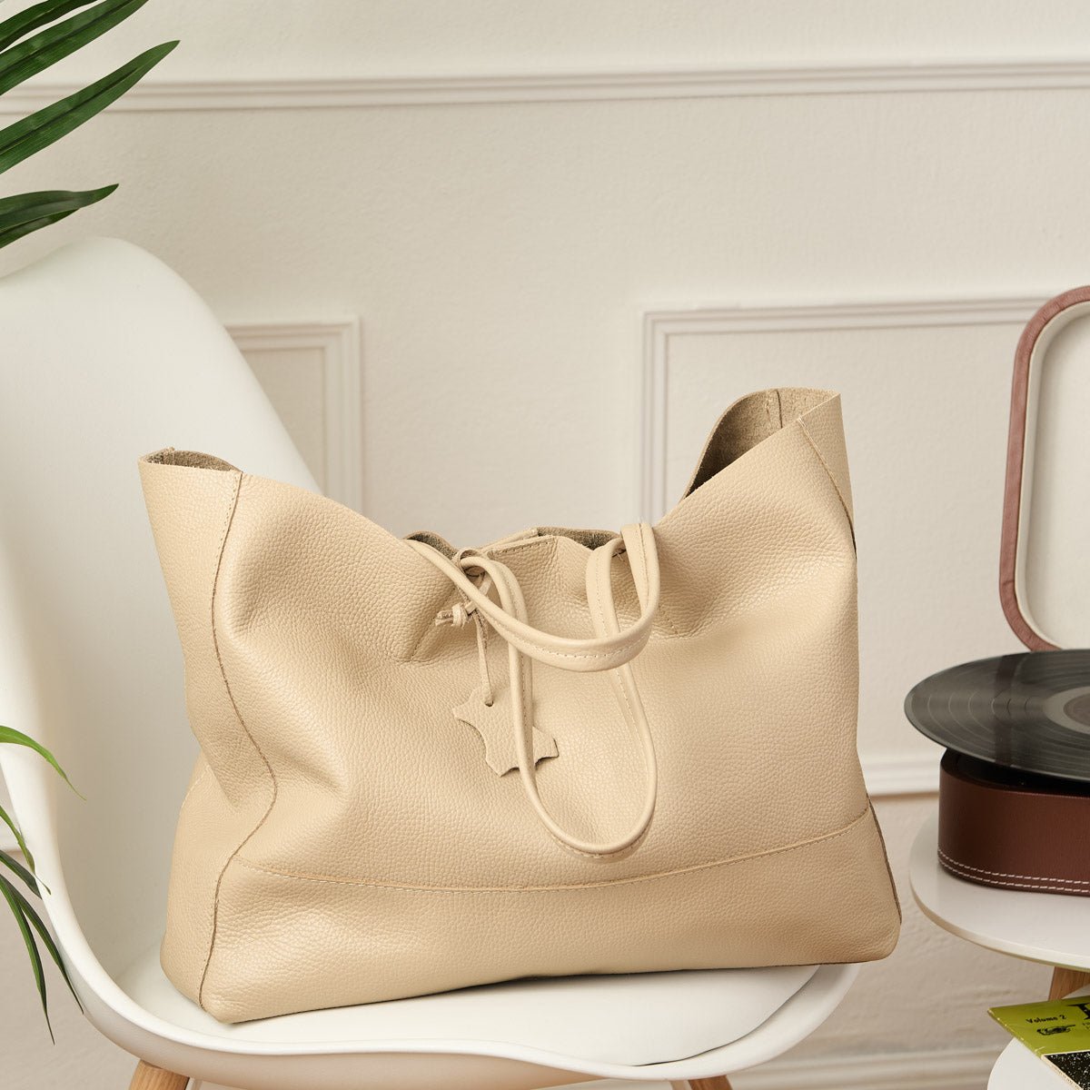 Elena – Italian Leather Everyday Tote